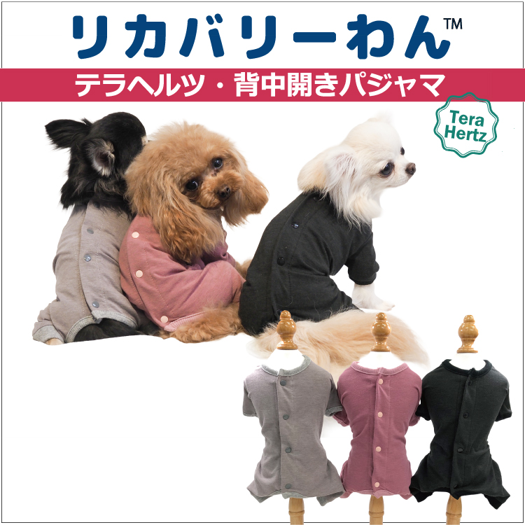 犬リカバリーウェア ロングセラー人気商品♪【テラヘルツ・背中開き