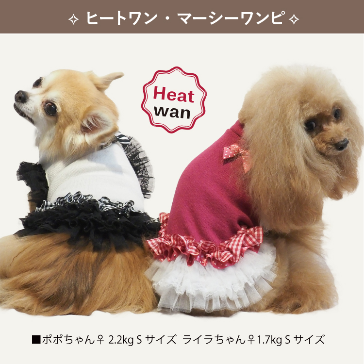Fitwarm 犬服 ワンピース 犬猫用 チェック柄 XS レッド - 犬服