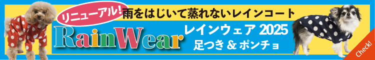 2025夏物新作レインウェアバナ