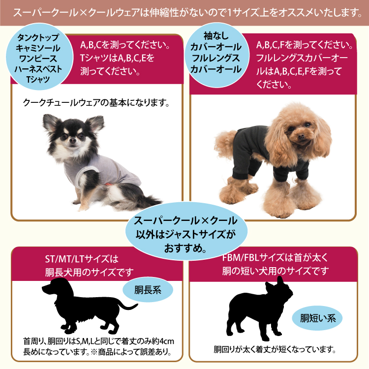 愛犬の3サイズをはかりましょう！ 犬の服＆介護グッズの【クー